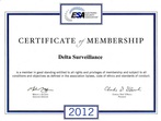 ESA certificate 2012